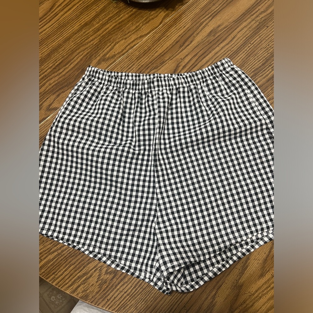 SHEIN gingham shorts